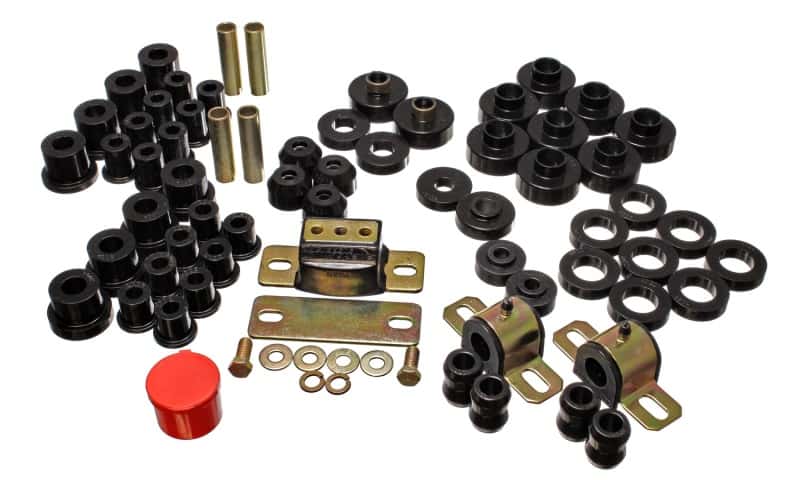 Energy Suspension — Energy Suspension 76-79 Jeep CJ/CJ7 Black Hyper-Flex Master Bushing Set
Master Bushing Kit - view 2