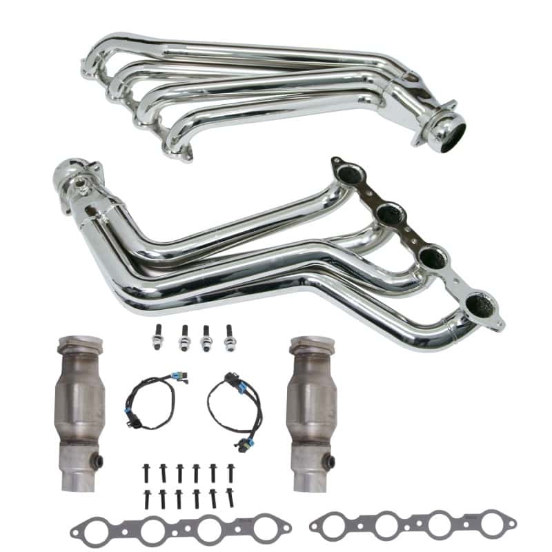 BBK — BBK 10-15 Camaro LS3 L99 Long Tube Exhaust Headers With Converters - 1-3/4 Chrome
Exhaust Headers - view 11