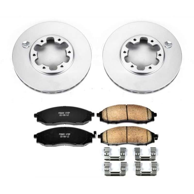 PowerStop — Power Stop 03-04 Nissan Frontier Front Z17 Evolution Geomet Coated Brake Kit - view 1