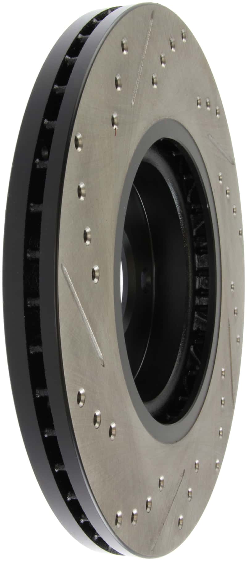 Stoptech — StopTech 06-07 350Z / 05-07 G35 exp Sport/ 06-07 G35X SportStop Slotted & Drilled Front Left Rotor
Disc Brake Rotor
Slot/Drill Rotor - view 1
