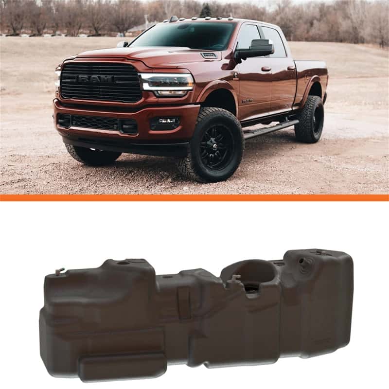 Titan Fuel Tanks — Titan Fuel Tanks 13-24 RAM 2500/3500 Cummins Crew Cab Short Bed 52 Gallon XXL Mid-Ship Fuel Tank
Fuel Tank - view 6