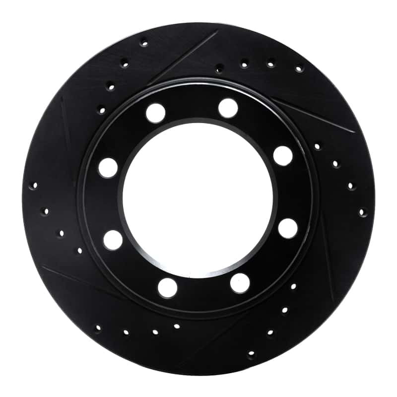 R1 Concepts — R1 71-91 Chevrolet C30 Pickup Front Left Drilled & Slotted Black Brake Rotor
R1 Brake Rotor Drill - view 1