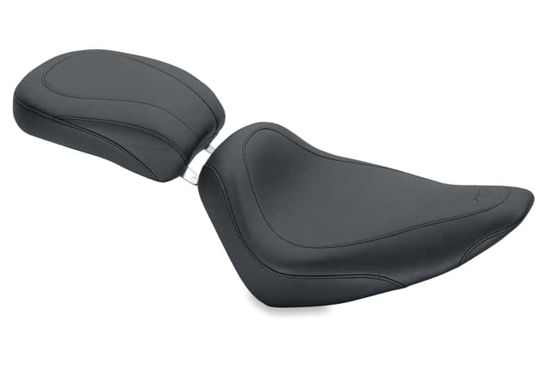Mustang Motorcycle — Mustang 84-06 Harley Standard Rear Tire Wide Tripper Solo Seat - Black - view 1