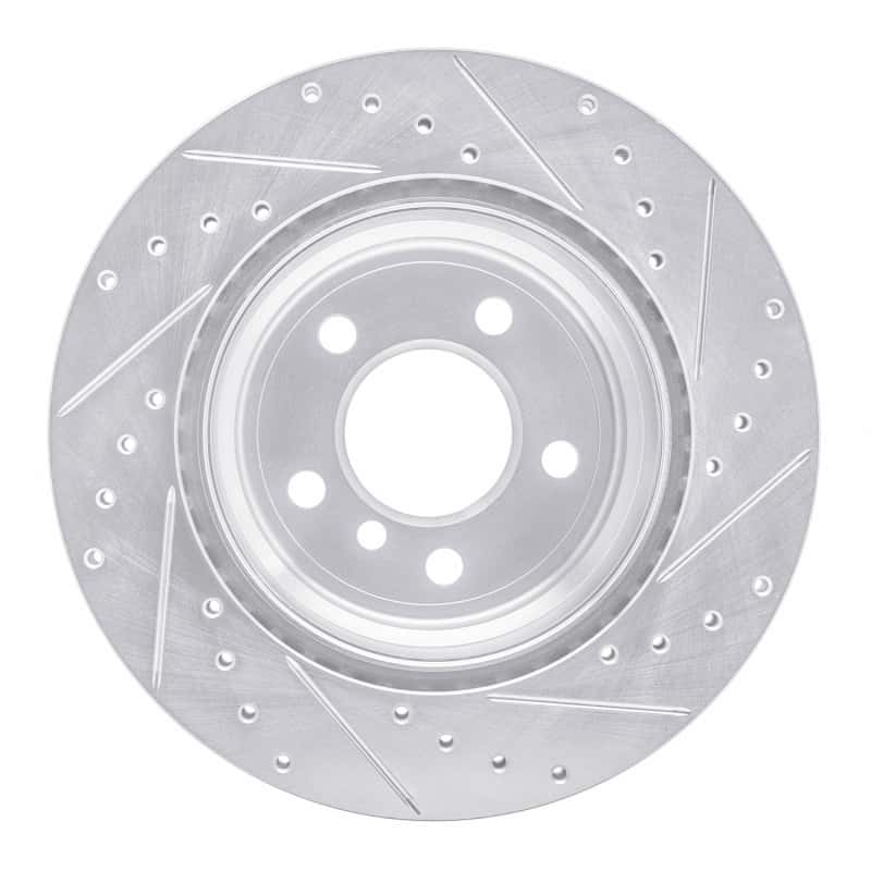 R1 Concepts — R1 07-19 BMW X6 Rear Left Drilled & Slotted Silver Brake Rotor
R1 Brake Rotor Drill - view 5