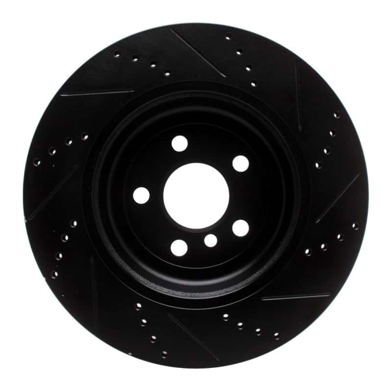 R1 Concepts — R1 17-25 BMW 430I Right Rear Drilled & Slotted Black Brake Rotor
R1 Brake Rotor Drill - view 5