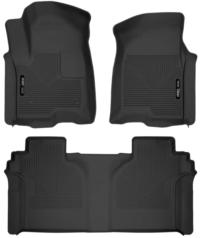 Husky Liners — Husky Liners 19-23 Chevrolet Silverado 1500 CC X-Act Contour Front & Second Seat Floor Liners
Floor Liners - view 1