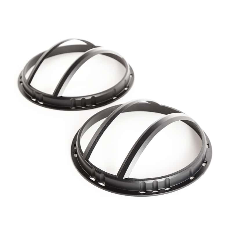 Rugged Ridge — Rugged Ridge 07-18 Jeep Wrangler JK Black Elite Pivotal Headlight Euro Guard
Head Light Guard
OFFROAD_EXTERIOR - view 3