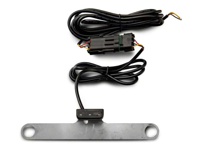 Raxiom — Raxiom 07-18 Jeep Wrangler JK Axial Series License Plate Bracket w/ LED Brake Light
Mount - view 4