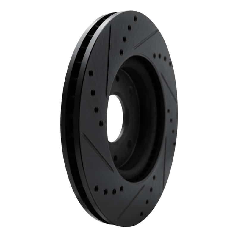 R1 Concepts — R1 08-11 Ford Focus Front Right Drilled & Slotted Black Brake Rotor
R1 Brake Rotor Drill - view 4