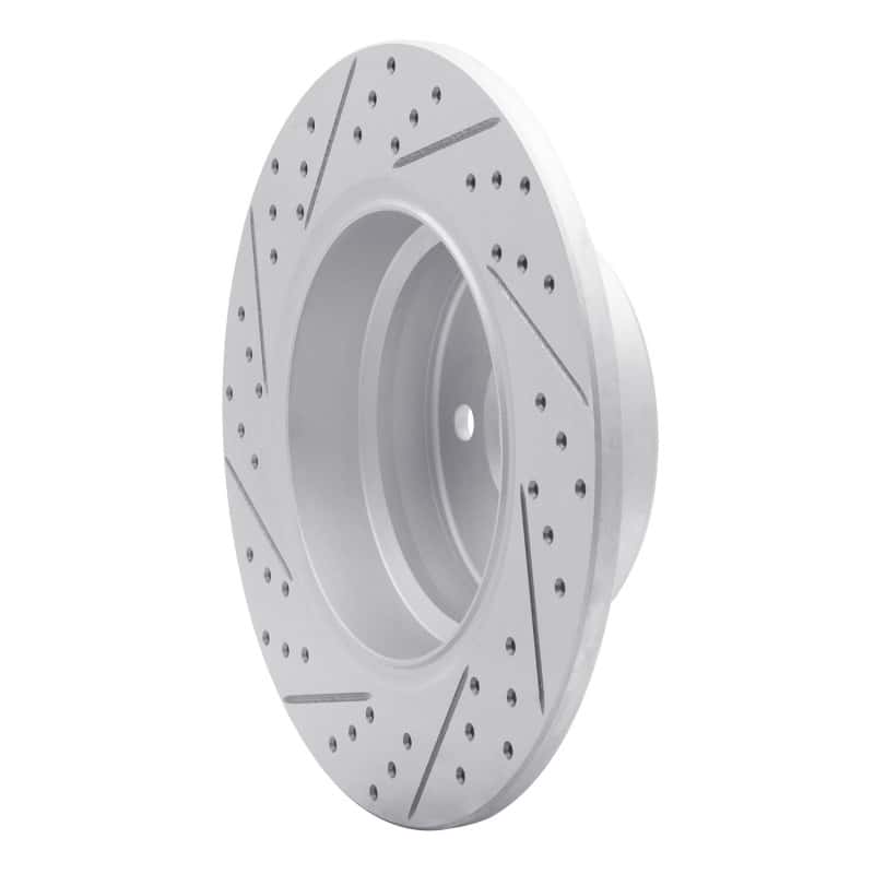 R1 Concepts — R1 00-06 BMW X5 Rear Right Drilled & Slotted Geo-Carbon Rotor - view 4
