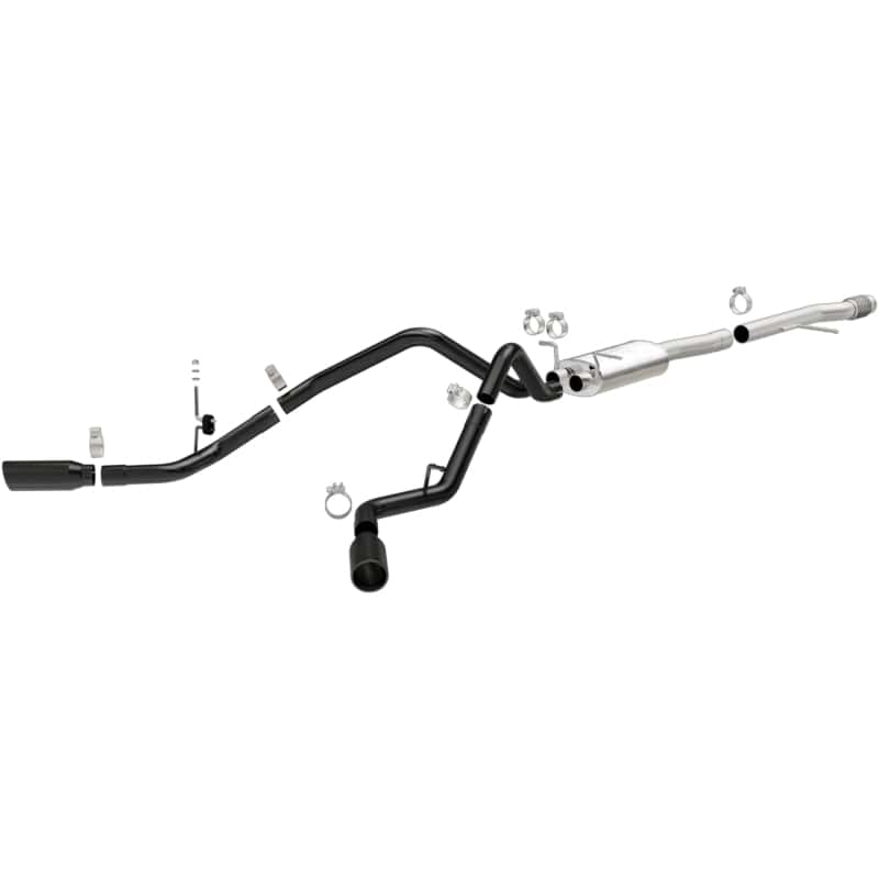 Magnaflow — MagnaFlow SYS Cat-Back 3.5in Black Dual Split Rear Tips 14-15 Chevy Silverado/GMC Sierra 4.3L-5.3L
Cat-Back - view 8
