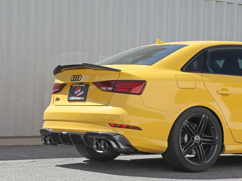 aFe — aFe MACHForce XP 3in-2.5in 304SS Exhaust Cat-Back 15-20 Audi S3 L4-2.0L (t) - Black Tips
Cat-Back Exhaust - view 3