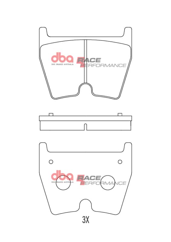 DBA — DBA 17-20 Audi RS3 (w/Iron Disc) Front RP Performance Brake Pads
Brake Pad - view 2