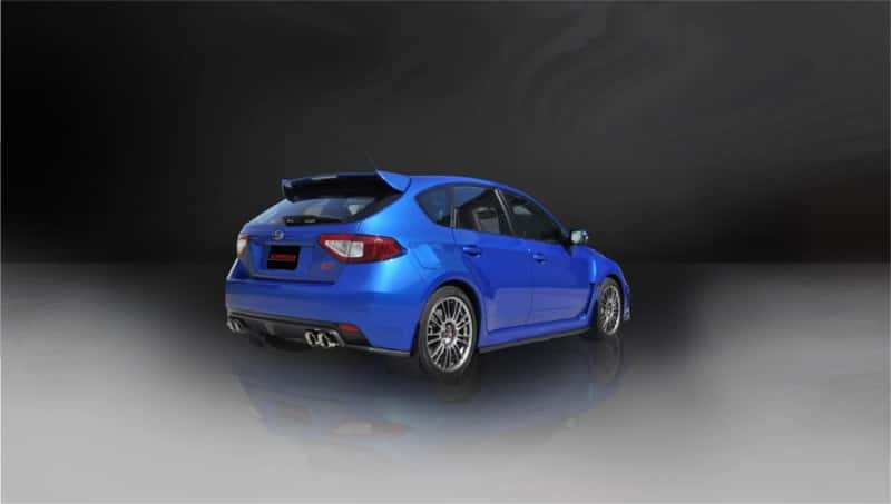 CORSA Performance — Corsa 2008-2014 Subaru Impreza Hatchback STI 2.5L Turbo Manual Polished Sport Cat-Back Exhaust
Exhaust - view 7