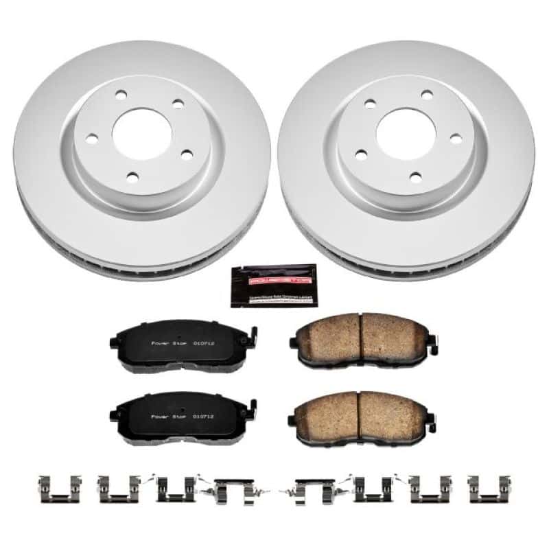 PowerStop — Power Stop 07-12 Nissan Sentra Front Z17 Evolution Geomet Coated Brake Kit - view 1