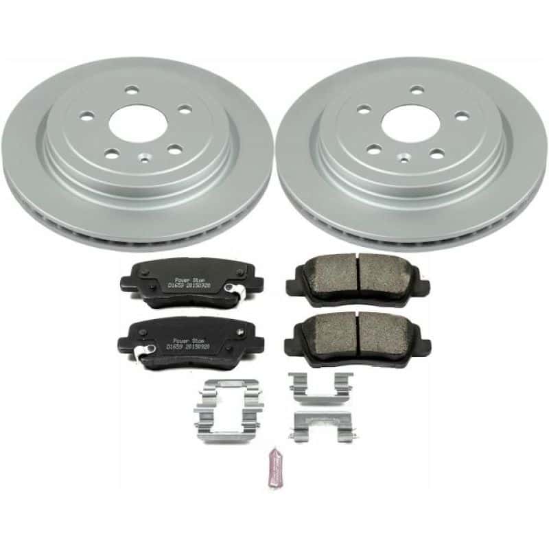 PowerStop — Power Stop 14-18 Cadillac CTS Rear Z17 Evolution Geomet Coated Brake Kit - view 1
