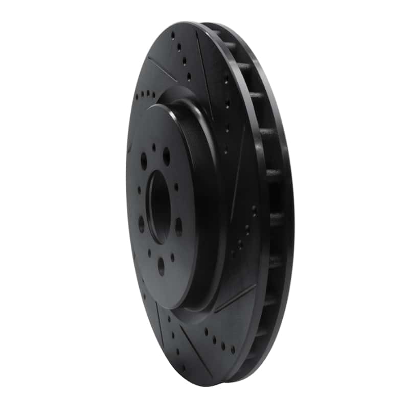 R1 Concepts — R1 04-07 Volvo V70 Rear Right Drilled & Slotted Black Brake Rotor
R1 Brake Rotor Drill - view 2