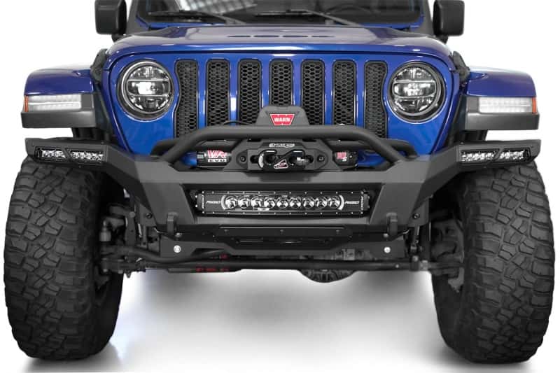 Addictive Desert Designs — Addictive Desert Designs18-24 Jeep Wrangler JL / 18-24 Jeep Gladiator JT Phantom Winch Rear Bumper
Bumper- Front - view 4