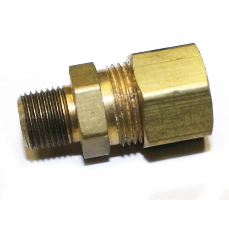 Nitrous Express — Nitrous Express 1/8 NPT Male x 3/8 Compression Straight
AdptFitting
Fitting - view 1