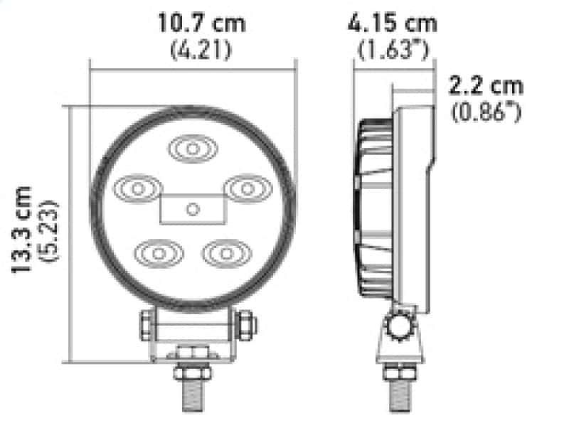 Hella — Hella ValueFit Work Light 5RD LED MV CR LT - view 10