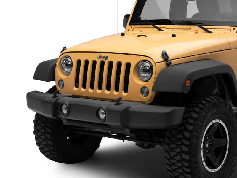 Raxiom — Raxiom 97-18 Jeep Wrangler TJ/JK Axial 7-Inch LED Headlights w/ DRL- Black Housing (Clear Lens)
Headlights - view 13