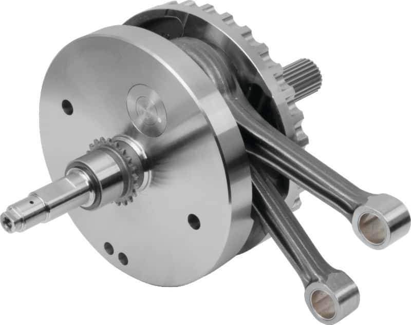 S&S Cycle — S&S Cycle 2007+ BT B-Style 4-3/8in Stroke Flywheel Assembly w/ Sprocket Shaft - Performance Pistons - view 1