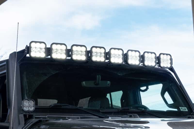 Diode Dynamics — Diode Dynamics Jeep JL SS5 Pro CrossLink Windshield - White Combo Lightbar Kit - view 2