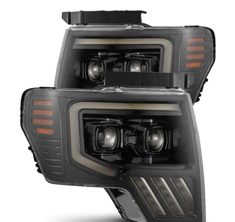 AlphaRex — AlphaRex 09-14 Ford F-150 PRO-Series Projector Headlights Black w/Activation Light Seq Signal SB DRL
Projector Headlights - view 1