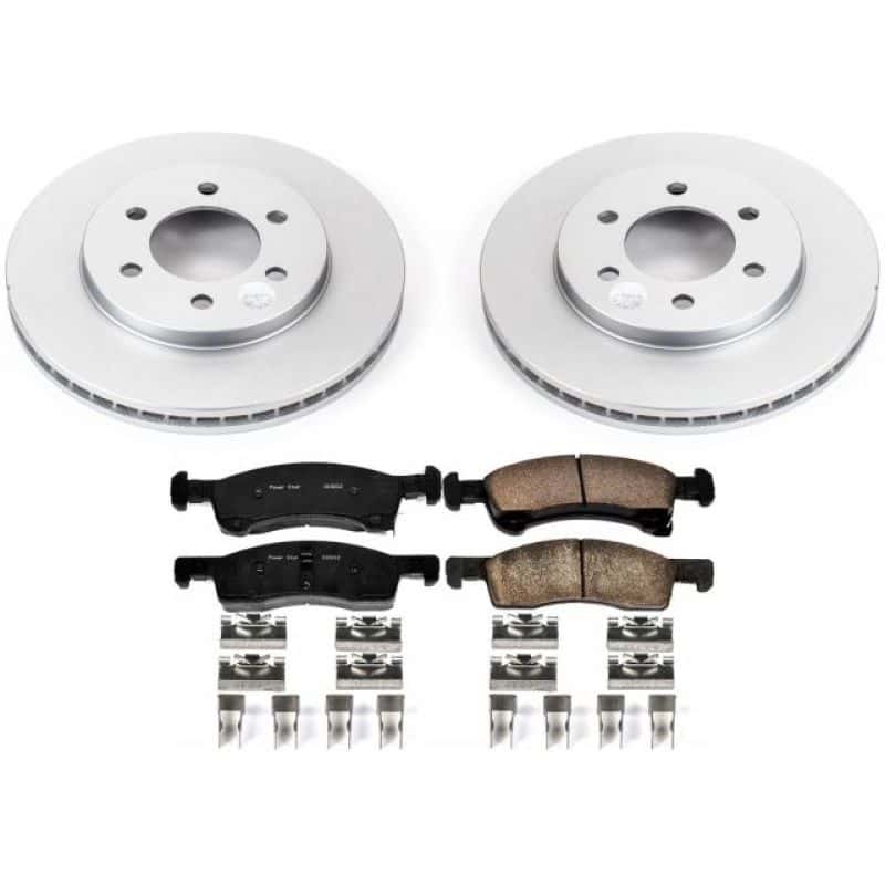 PowerStop — Power Stop 02-06 Ford Expedition Front Z17 Evolution Geomet Coated Brake Kit - view 1