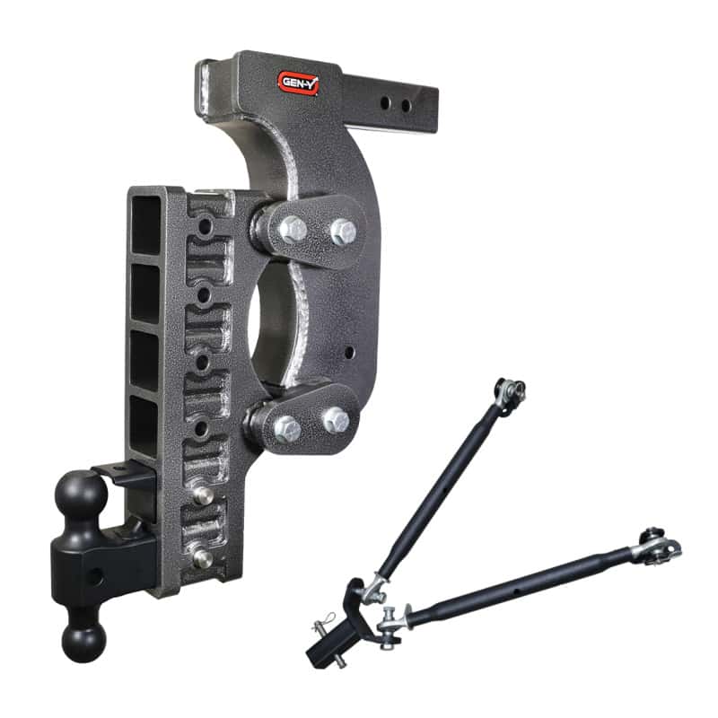 GEN-Y Hitch — Gen-Y The Boss Torsion-Flex 2.5in Receiver 21in Drop Hitch w/Dual-Ball/Pintle Lock/Stab Kit
Drop Hitch - view 2
