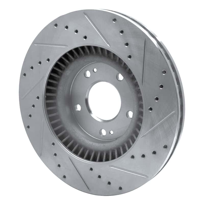 R1 Concepts — R1 15-20 Kia SORENTO Front Left Drilled & Slotted Silver Brake Rotor
R1 Brake Rotor Drill - view 4