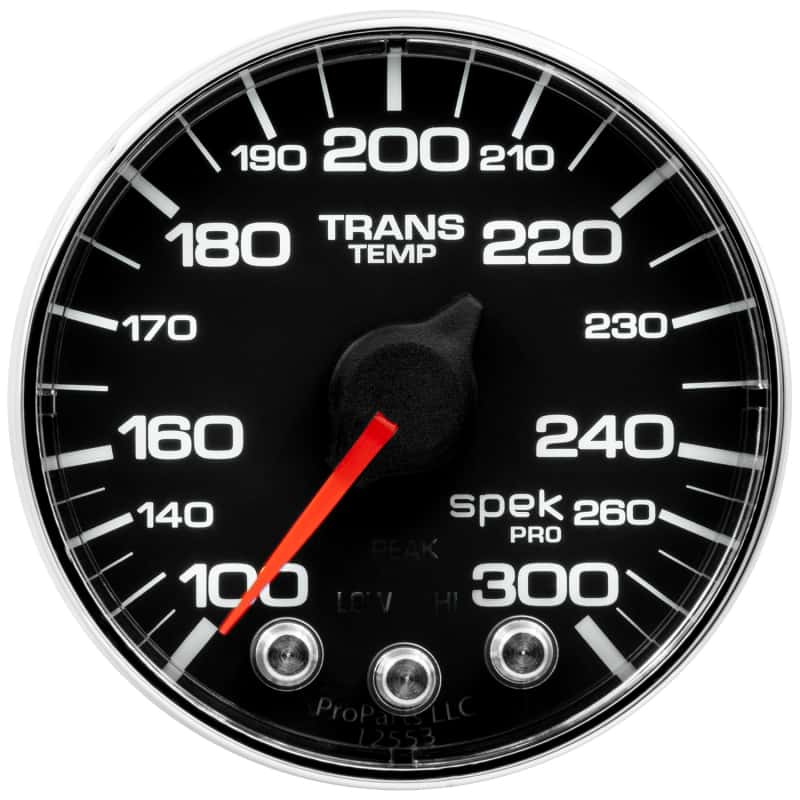AutoMeter — Autometer Spek-Pro Gauge Trans Temp 2 1/16in 300f Stepper Motor W/Peak & Warn Blk/Chrm
GA 2" TRNST BFC SPEK - view 2