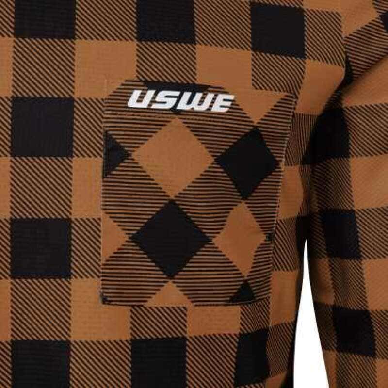 USWE — USWE Flannel Long Sleeve Lightweight Off-Road Jersey Bronze - Large - view 4
