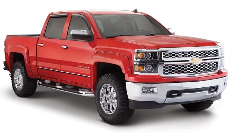Bushwacker — Bushwacker 14-18 Chevy Silverado 1500 Fleetside Pocket Style Flares 4pc - Black
FF Pocket Style 4Pc - view 1