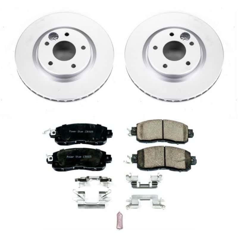 PowerStop — Power Stop 14-17 Nissan Leaf Front Z17 Evolution Geomet Coated Brake Kit - view 1