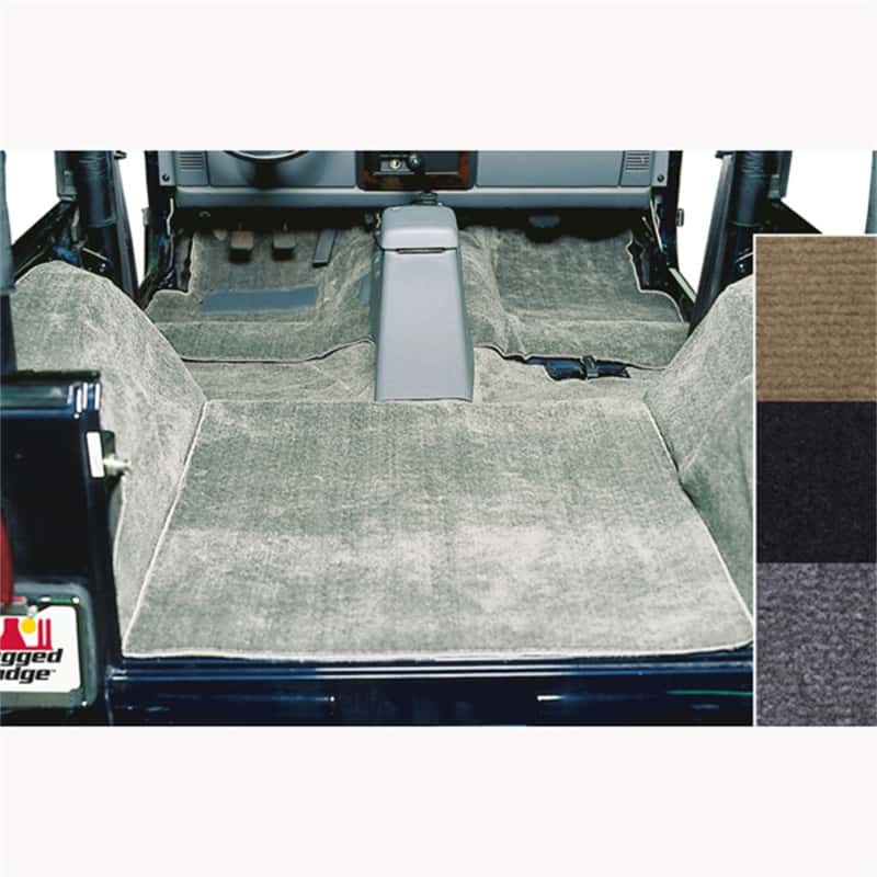 Rugged Ridge — Rugged Ridge Deluxe Carpet Kit Gray 76-95 Jeep CJ / Jeep Wrangler Models
OFFROAD_INTERIOR
Carpet Kit - view 1