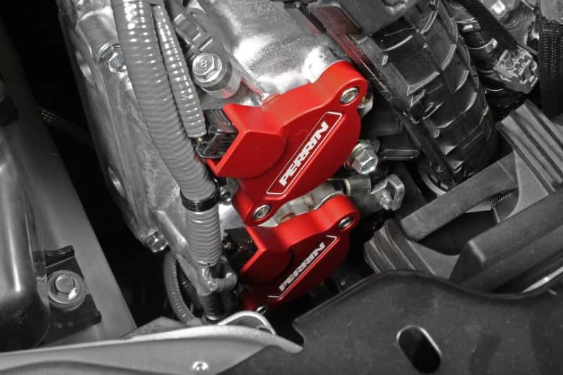 Perrin Performance — PERRIN 15-25 Subaru WRX / 04-18 Forester / 20-25 OBXT & LGXT Cam Solenoid Cover - Red - view 5