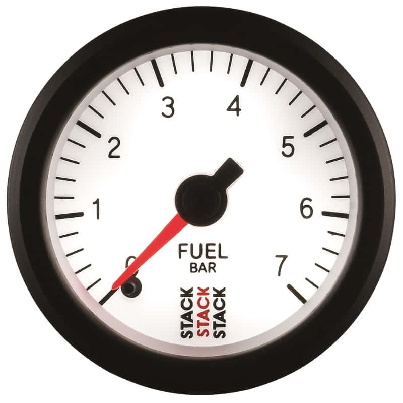 AutoMeter — Autometer Stack 52mm 0-7 Bar M10 Male Pro Stepper Motor Fuel Pressure Gauge - White
Ga FP ProStpr W 7Bar - view 4