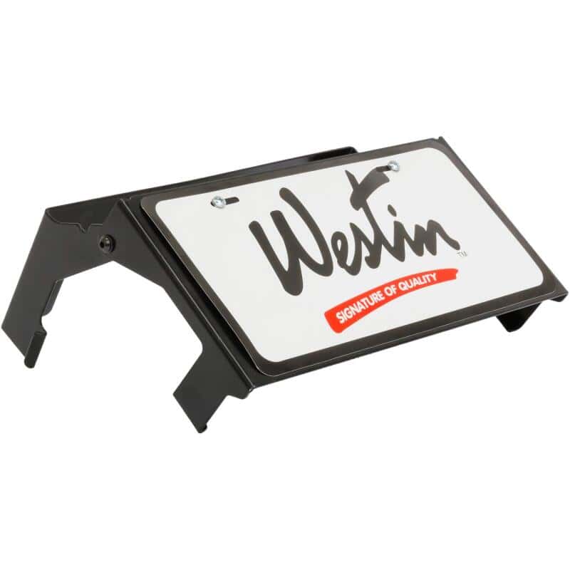 Westin — Westin MAX Winch Tray License Plate Bracket - Black
LicensePlateBrkt - view 3