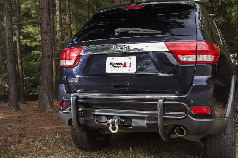 Rugged Ridge — Rugged Ridge Rear Bumper Guard Black. Double Tube 11-18 WK
OFFROAD_BUMPERS - view 4