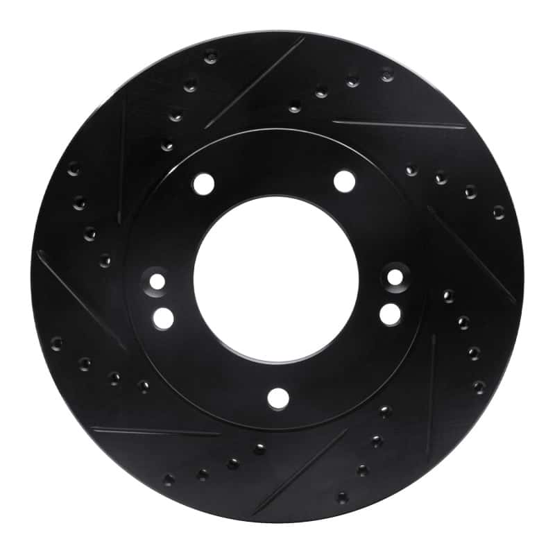 R1 Concepts — R1 03-06 Kia Sorento Front Left Drilled & Slotted Black Brake Rotor
R1 Brake Rotor Drill - view 1