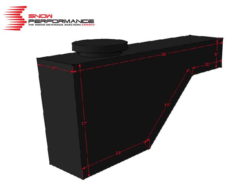 Snow Performance — Snow Performance 10 Gallon Tool Box Style Reservoir (Incl Front Bracket & Hardware)
Tank Upgrade - view 2