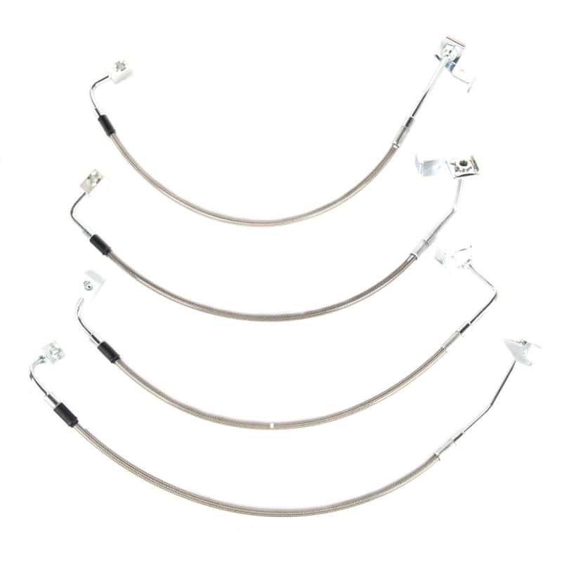 Rugged Ridge — Rugged Ridge Brake Hose Kit Braided Stainless 07-18 Jeep Wrangler
JEEP_HARDPARTS - view 1