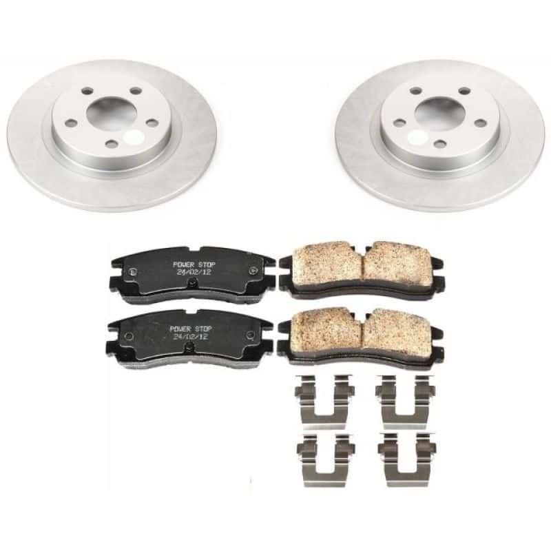 PowerStop — Power Stop 98-02 Cadillac Seville Rear Z17 Evolution Geomet Coated Brake Kit - view 1