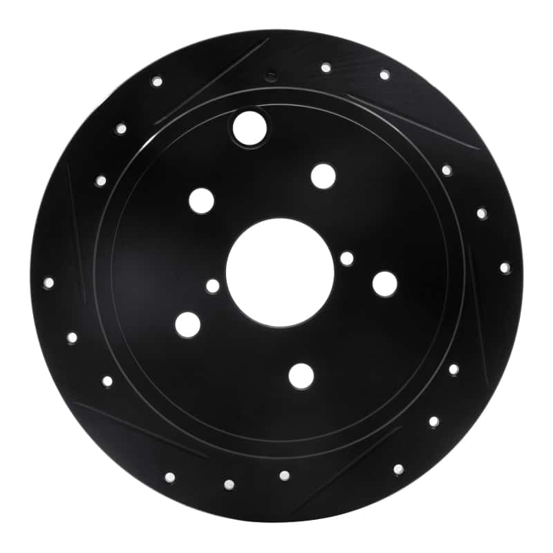 R1 Concepts — R1 15-21 Subaru WRX Rear Left Drilled & Slotted Black Brake Rotor
R1 Brake Rotor Drill - view 1