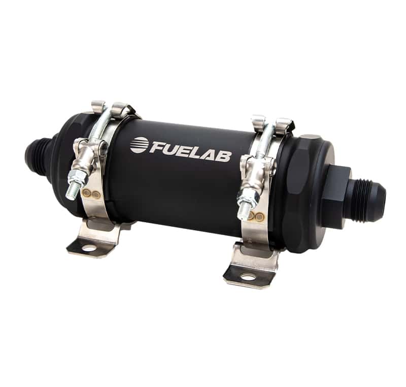 Fuelab — Fuelab PRO Series In-Line Fuel Filter (10gpm) -12AN In/-12AN Out 100 Micron Stainless - Matte Black
Fuel Filter
flb86824 - view 1