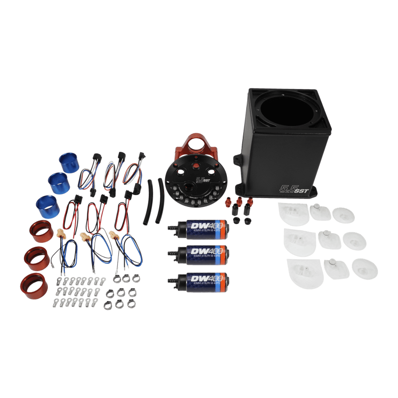 DeatschWerks — DeatschWerks 5.5L Modular Surge Tank Includes 3 DW400 Fuel Pumps - view 2