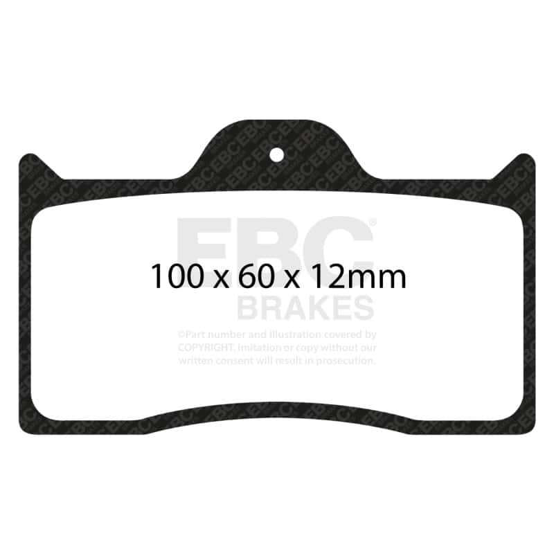 EBC — EBC Brakes Bluestuff Street and Track Day Brake Pads
Disc Brake Pad - view 8