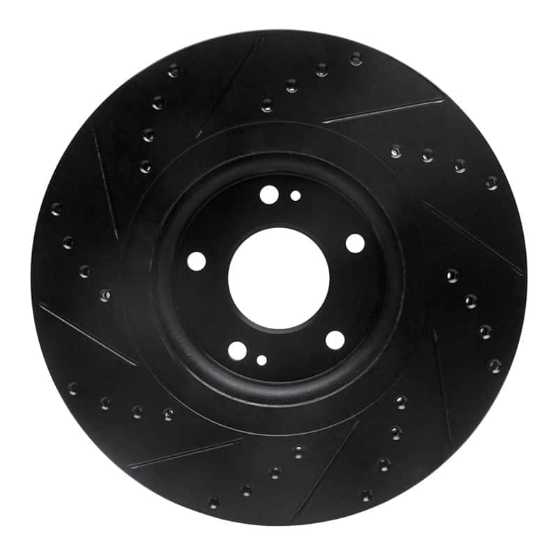 R1 Concepts — R1 15-21 Kia Sedona Front Right Drilled & Slotted Black Brake Rotor
R1 Brake Rotor Drill - view 5
