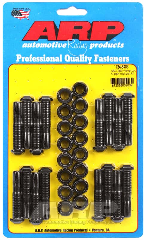 ARP — ARP SB Chevy 350 Wave-Loc Hi-Perf Rod Bolt Kit - view 1
